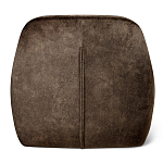 Барный стул со спинкой и подлокотниками на 4-х деревянных ножках Douglas Rhombus Коричневый Велюр варинант исполнения - 4 | Loft Concept в Орле