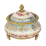 Шкатулка фарфоровая с цветочной росписью Eden Garden варинант исполнения - 1 | Loft Concept в Орле