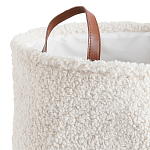 Корзина для белья из ткани букле Boucle Organizers Round варинант исполнения - 2 | Loft Concept в Орле