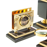 Настольный письменный набор из яшмы и долерита в подарочной упаковке Manager Organizer варинант исполнения - 8 | Loft Concept в Орле