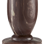 Настольная лампа из мрамора с тканевым абажуром Seductress варинант исполнения - 1 | Loft Concept в Орле