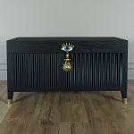 Большой дизайнерский Сундук Elsa Dreams Black варинант исполнения - 1 | Loft Concept в Орле