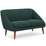 Двухместный диван с обивкой из велюра Belanger Sofa варинант исполнения - 2 | Loft Concept в Орле