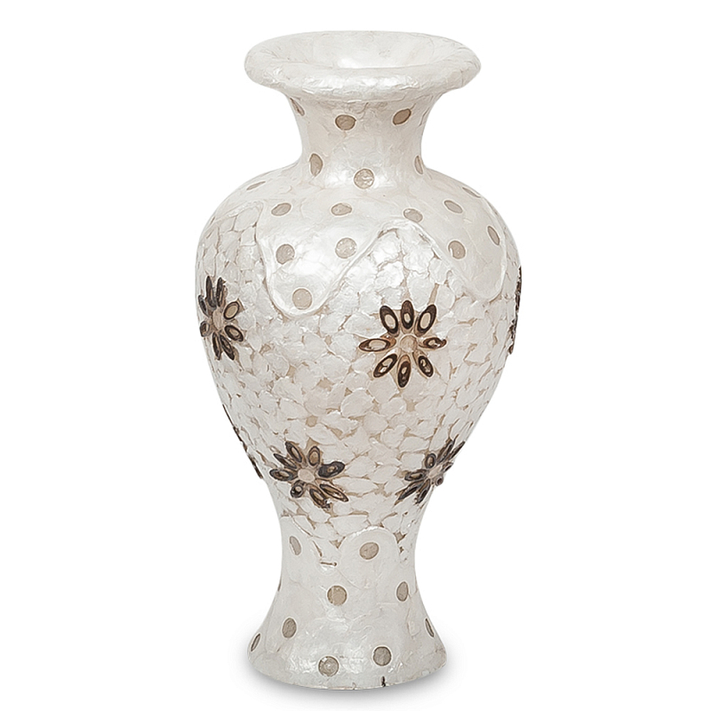 Настольная лампа из перламутра в виде вазы Indonesian Vase Перламутровый Настольная лампа из перламутра в виде вазы Indonesian Vase Перламутровый в Орле | Loft Concept