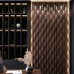 Гипсовая 3D панель с принтографией PM-36 варинант исполнения - 1 | Loft Concept в Орле