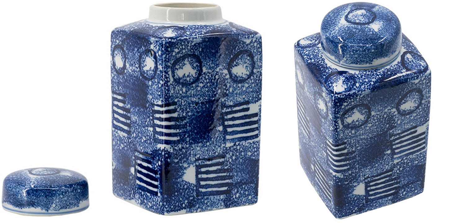 Ваза с крышкой Abstraction Vase square Ваза с крышкой Abstraction Vase square - Loft-Concept в Орле