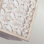 Бра прямоугольное в серебрянном цвете с ажурной решеткой Feiss варинант исполнения - 5 | Loft Concept в Орле