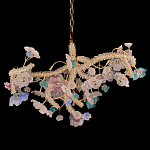 Люстра круглая с цветочным декором Miscellaneous herbs варинант исполнения - 1 | Loft Concept в Орле