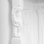 Встраиваемый в стену гипсовый светильник под покраску с колоннами и арками в античном стиле Antiquity Athena варинант исполнения - 12 | Loft Concept в Орле