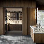 Раздвижные деревянные двери для кухни SISTEMA 7 Dada Engenereed Doors варинант исполнения - 1 | Loft Concept в Орле