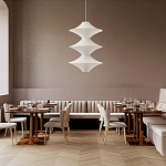 Подвесной вязаный белый светильник «Звезда Востока 03» варинант исполнения - 3 | Loft Concept в Орле