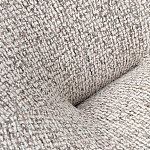 Кресло вращающееся круглой формы из серого шенилла Favorite Vacation Place варинант исполнения - 1 | Loft Concept в Орле