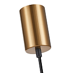 Подвесной светильник со стеклянным плафоном янтарного цвета Prestige варинант исполнения - 5 | Loft Concept в Орле