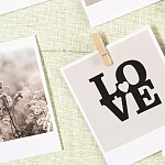 Рамка для фото с подсветкой c деревянными прищепками в комплекте Photo Backlight варинант исполнения - 4 | Loft Concept в Орле