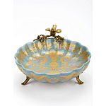 Блюдо фарфоровое Птица на ветке Flora варинант исполнения - 3 | Loft Concept в Орле