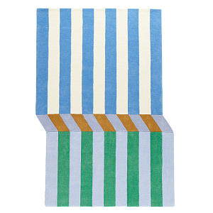 Ковер разноцветный из шерсти Woven from Wool