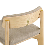 Барный стул из массива ясеня Elegant Ash Shape варинант исполнения - 1 | Loft Concept в Орле