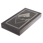 Подарочные нарды из натурального камня с гравировкой Backgammon from Stone варинант исполнения - 8 | Loft Concept в Орле