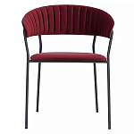 Стул мягкий с бархатистой велюровой спинкой и сиденьем Wine Chair варинант исполнения - 1 | Loft Concept в Орле