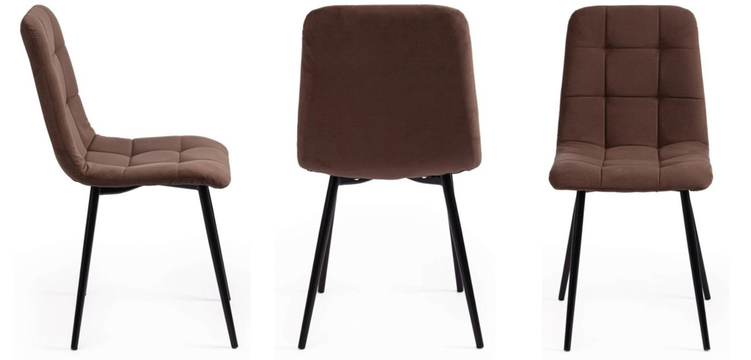 Стул Nancy Velour Brown Chair Стул Nancy Velour Brown Chair - Loft-Concept в Орле