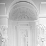 Встраиваемый в стену гипсовый светильник под покраску с колоннами и арками в античном стиле Antiquity Athena варинант исполнения - 10 | Loft Concept в Орле