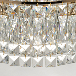 Потолочный светильник круглый с прозрачными подвесками Lunet варинант исполнения - 8 | Loft Concept в Орле