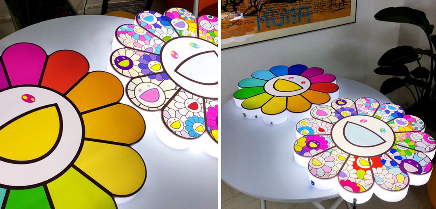 Светильник разноцветный подсолнух Takashi Murakami 2 Светильник разноцветный подсолнух Takashi Murakami 2 - Loft-Concept в Орле
