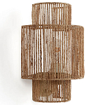 Бра с плетенным из джута плафоном Jutti H30 см варинант исполнения - 1 | Loft Concept в Орле