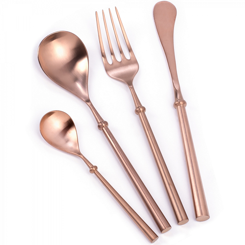 Столовые приборы Ring Handle Copper Медь Столовые приборы Ring Handle Copper Медь в Орле | Loft Concept