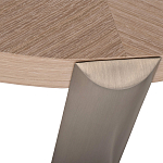 Столик журнальный с низкой круглой столешницей Wood Grain варинант исполнения - 2 | Loft Concept в Орле