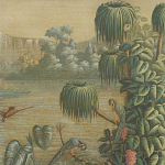 Обои ручная роспись Le Brésil Brume варинант исполнения - 1 | Loft Concept в Орле