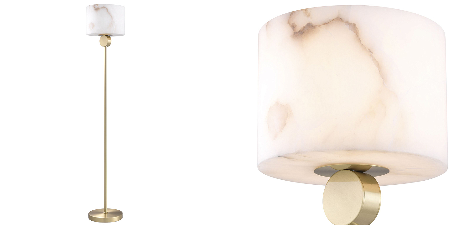 Торшер Eichholtz Floor Lamp Etruscan Brass Торшер Eichholtz Floor Lamp Etruscan Brass - Loft-Concept в Орле