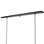 Люстра прямоугольная с 4-мя прозрачными цилиндрическими плафонами  Stamped Cylinders варинант исполнения - 2 | Loft Concept в Орле