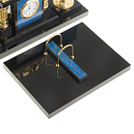 Настольный письменный набор из лазурита с декором в виде льва Golden Lion варинант исполнения - 3 | Loft Concept в Орле