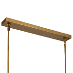 Люстра линейная полукруглой формы Wooden Horseshoe варинант исполнения - 5 | Loft Concept в Орле