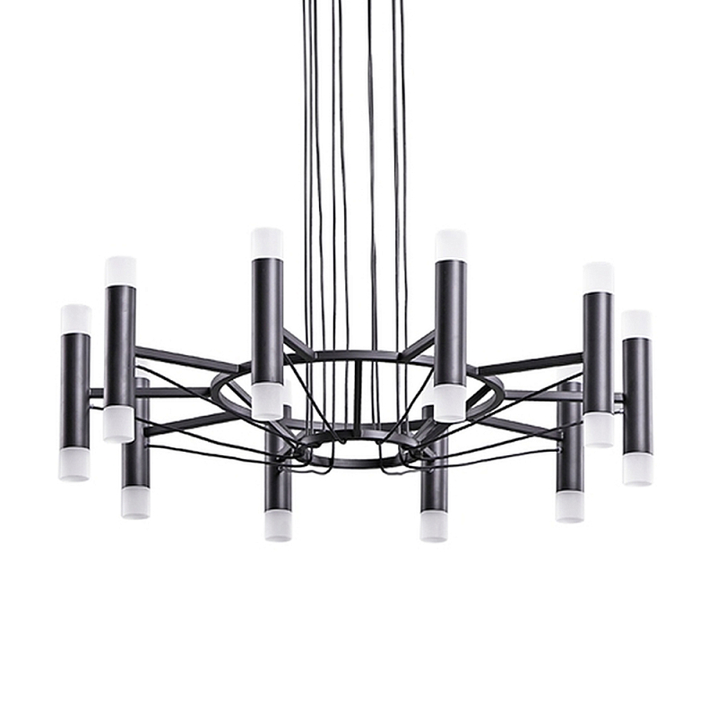 Люстра светодиодная lamp Infinity Белый Черный Люстра светодиодная lamp Infinity Белый Черный в Орле | Loft Concept