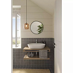 Зеркало круглое с асимметрией Light Reflection варинант исполнения - 2 | Loft Concept в Орле