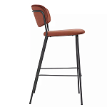 Стул барный с широкой полукруглой спинкой Chair Smooth Shapes варинант исполнения - 2 | Loft Concept в Орле