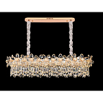 Люстра с декоративными элементами в виде крупных хрустальных цветов Palace Gardens варинант исполнения - 4 | Loft Concept в Орле
