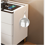 Умная прикроватная тумбочка c зарядкой для телефона Smart Furniture варинант исполнения - 3 | Loft Concept в Орле