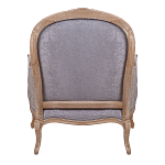 Кресло Ava Classical Armchair brown and grey velour варинант исполнения - 3 | Loft Concept в Орле
