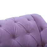 Кушетка фиолетовая с мягкой обивкой из велюра Michael Couch варинант исполнения - 4 | Loft Concept в Орле