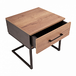 Тумба прикроватная с ящиком в стиле лофт Urban Style Space варинант исполнения - 2 | Loft Concept в Орле