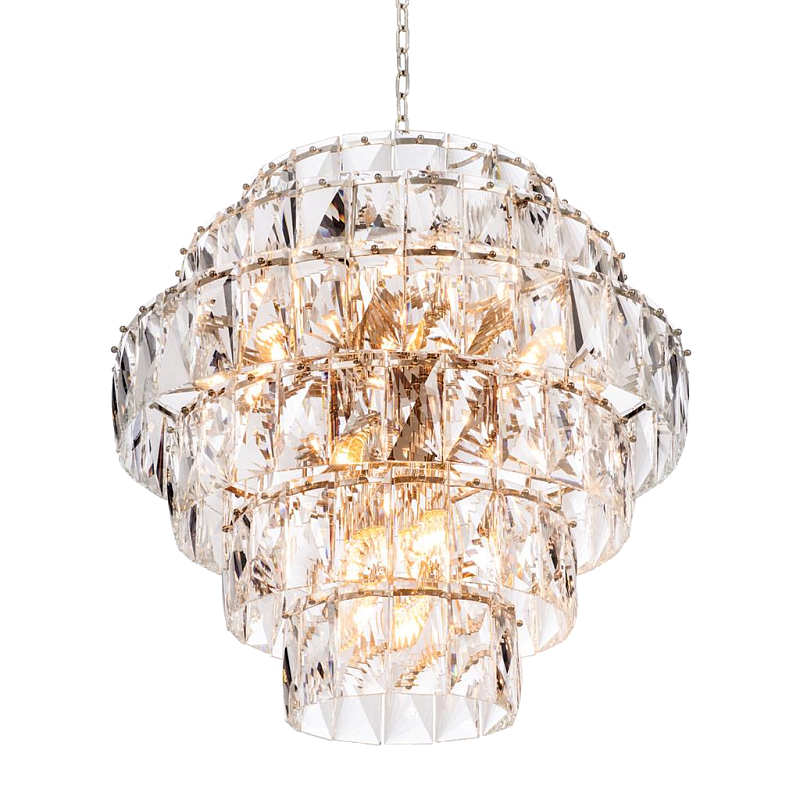 Люстра Chandelier Amazone L Никель Прозрачный Люстра Chandelier Amazone L Никель Прозрачный в Орле | Loft Concept
