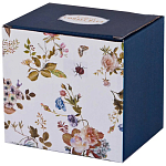Кружка белая из фарфора с рисунком цветов 400 мл Garden Whisper Porcelain Set  варинант исполнения - 2 | Loft Concept в Орле