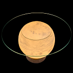 Торшер - журнальный стол Cryptocrystalline Stone варинант исполнения - 7 | Loft Concept в Орле