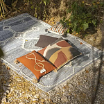 Подушка декоративная с геометрическим узором и плетенными вставками Divine Abstractions варинант исполнения - 5 | Loft Concept в Орле