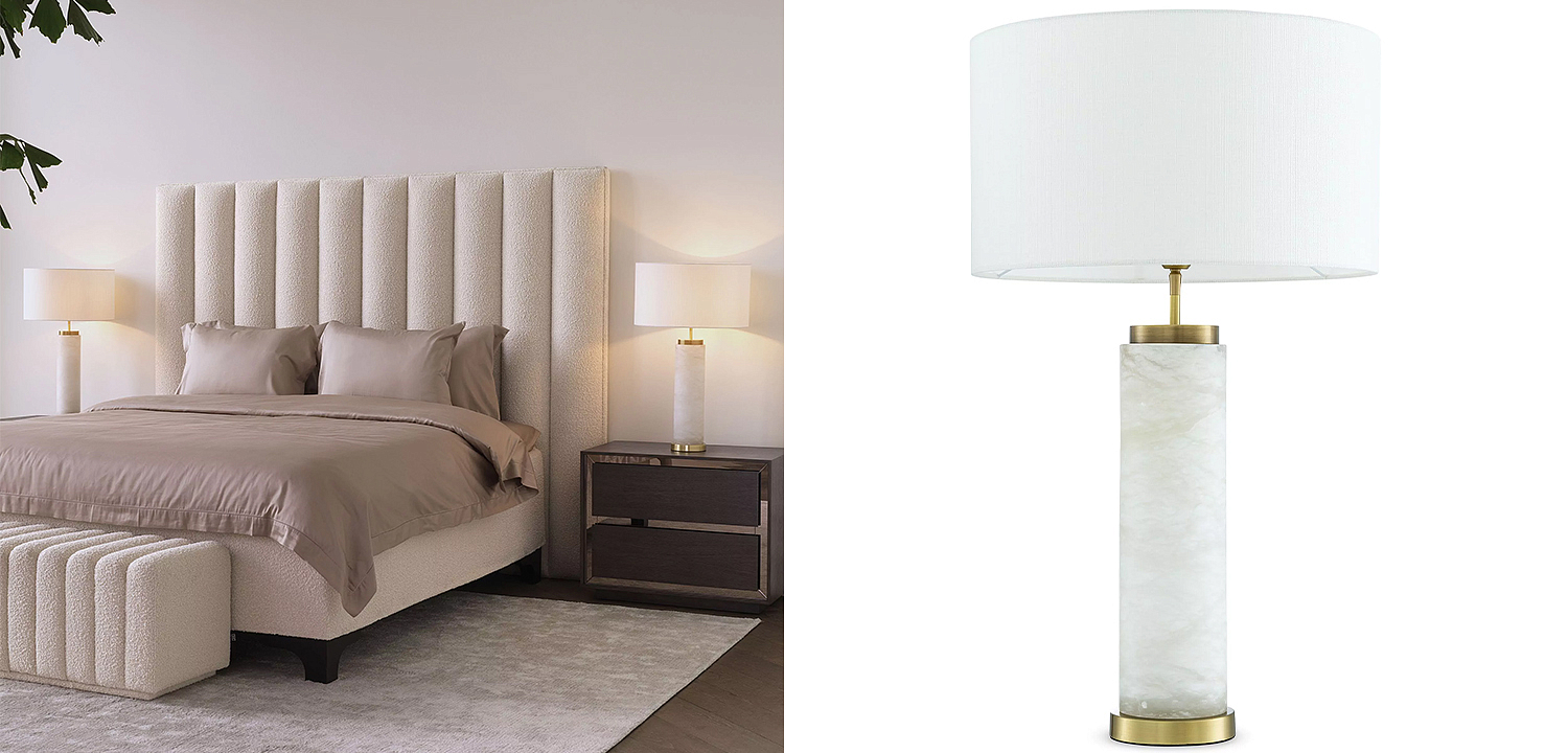 Настольная лампа Eichholtz Table Lamp Lxry Alabaster Настольная лампа Eichholtz Table Lamp Lxry Alabaster - Loft-Concept в Орле