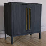 Современный Буфет Primo с 2 дверцами Черный дуб варинант исполнения - 2 | Loft Concept в Орле