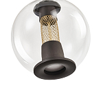 Подвесной светильник с плафоном в форме шара Inner Gleam Orb black  варинант исполнения - 3 | Loft Concept в Орле